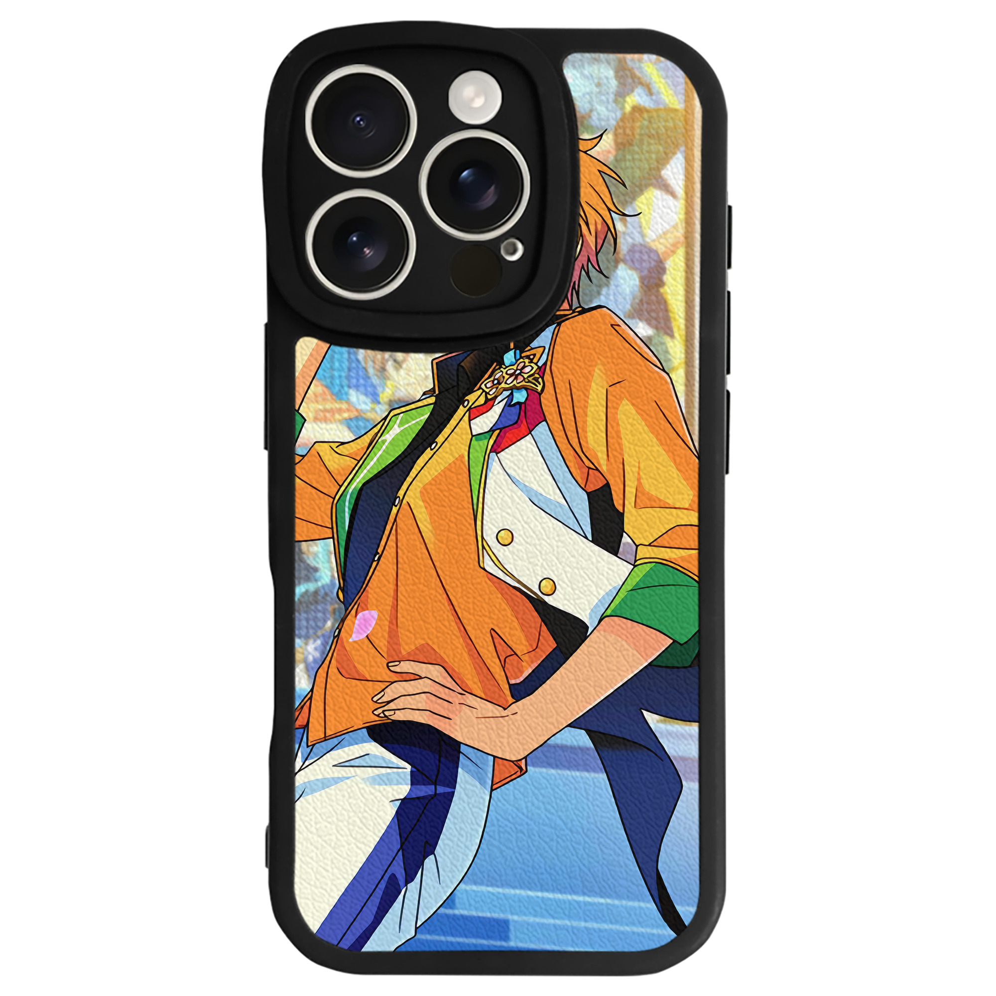 （画像用） あんさんぶるスターズ! Ensemble Stars 【iPhone 16シリーズ対応】シリコンスマホケース（レザー調） 材質：シリコン